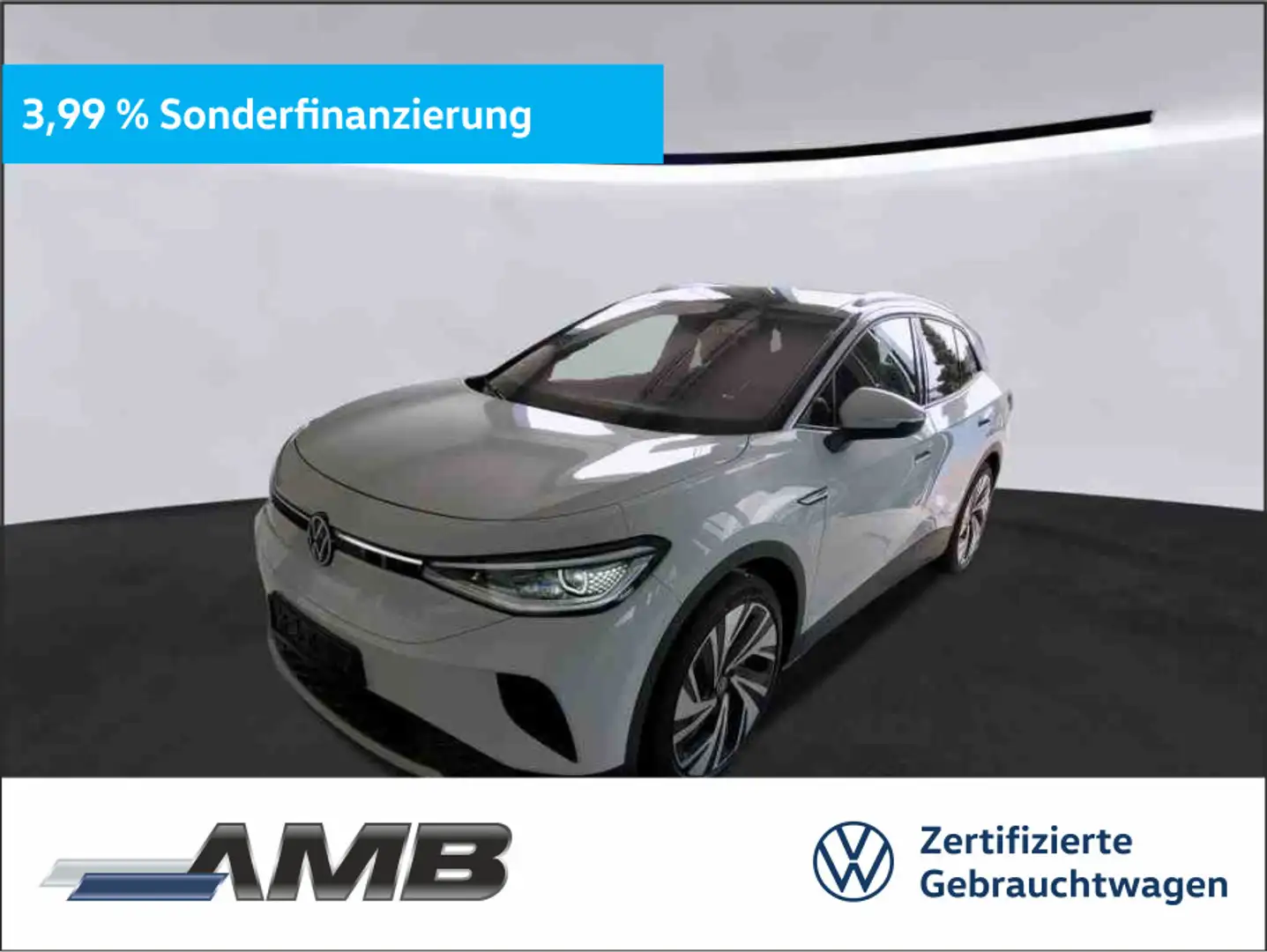 Volkswagen ID.4 Pro 77kWh/AHK/Matrix/Navi/Pano/Wärmepumpe Weiß - 1