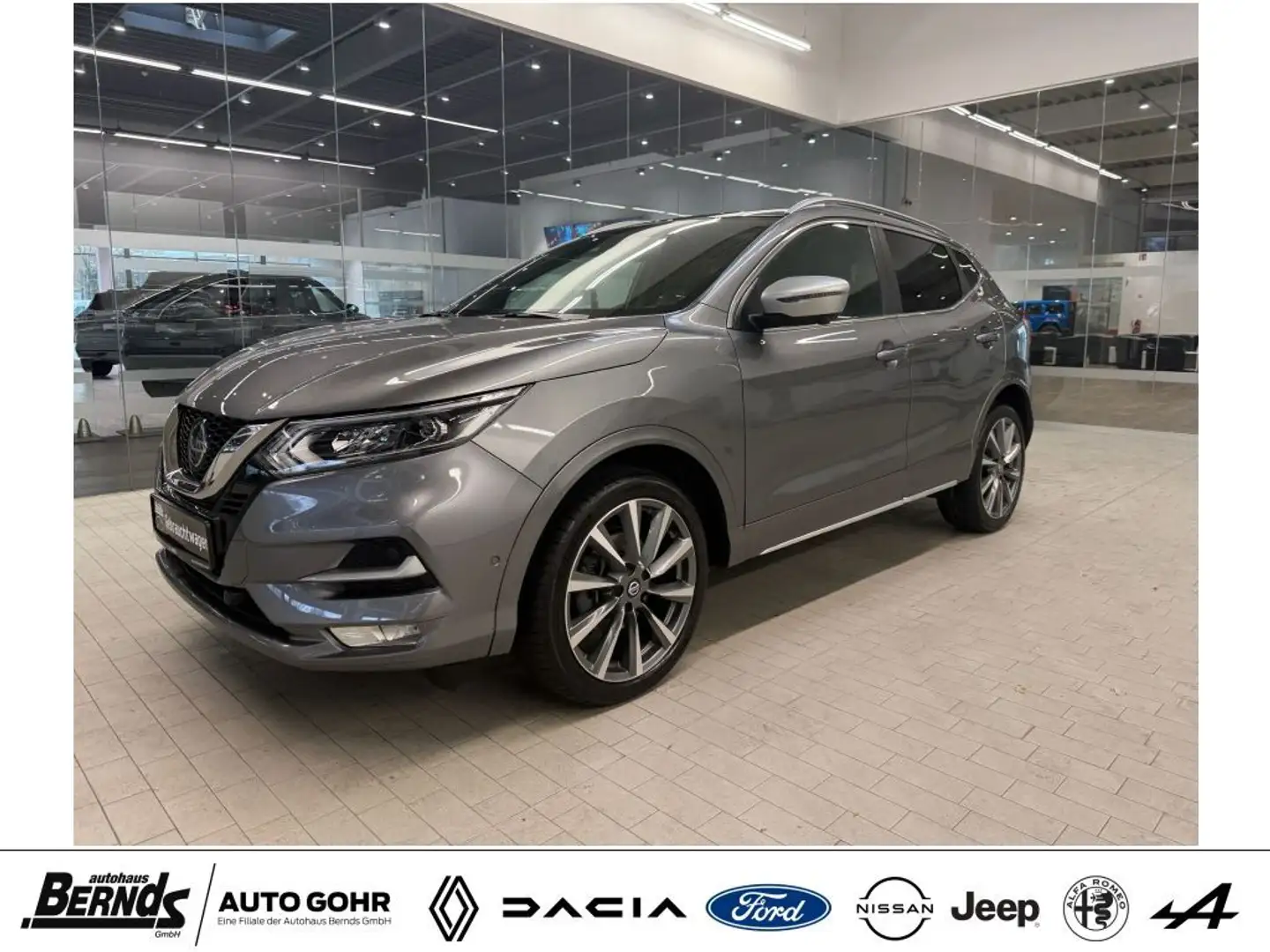 Nissan Qashqai 1.3 DIG-T DCT TEKNA+ KLIMA NAVI LEDER BOSE PANO Grey - 1