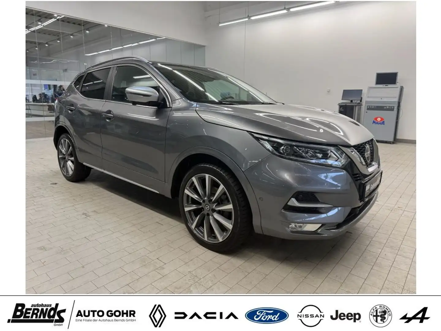 Nissan Qashqai 1.3 DIG-T DCT TEKNA+ KLIMA NAVI LEDER BOSE PANO Grey - 2
