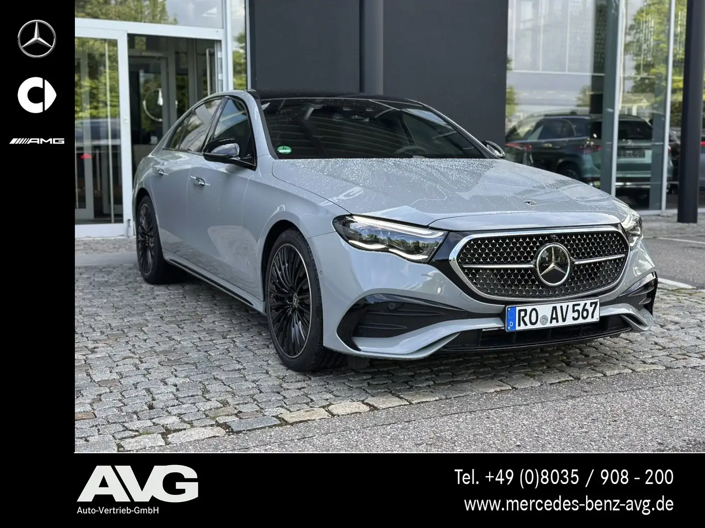 Mercedes-Benz E 220 E 220 d Edition AMG Pano DIGITAL Memory RF 360° Gris - 2