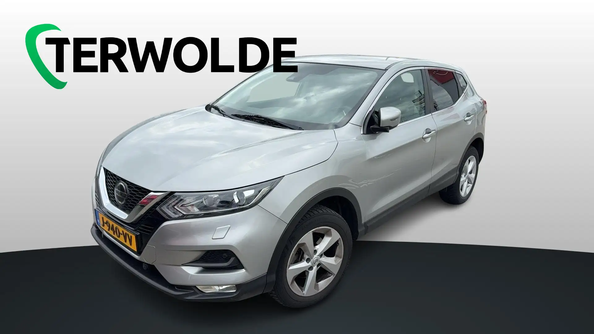 Nissan Qashqai 1.2 N-Connecta | Full map navigatie | Rondomzicht Grijs - 1