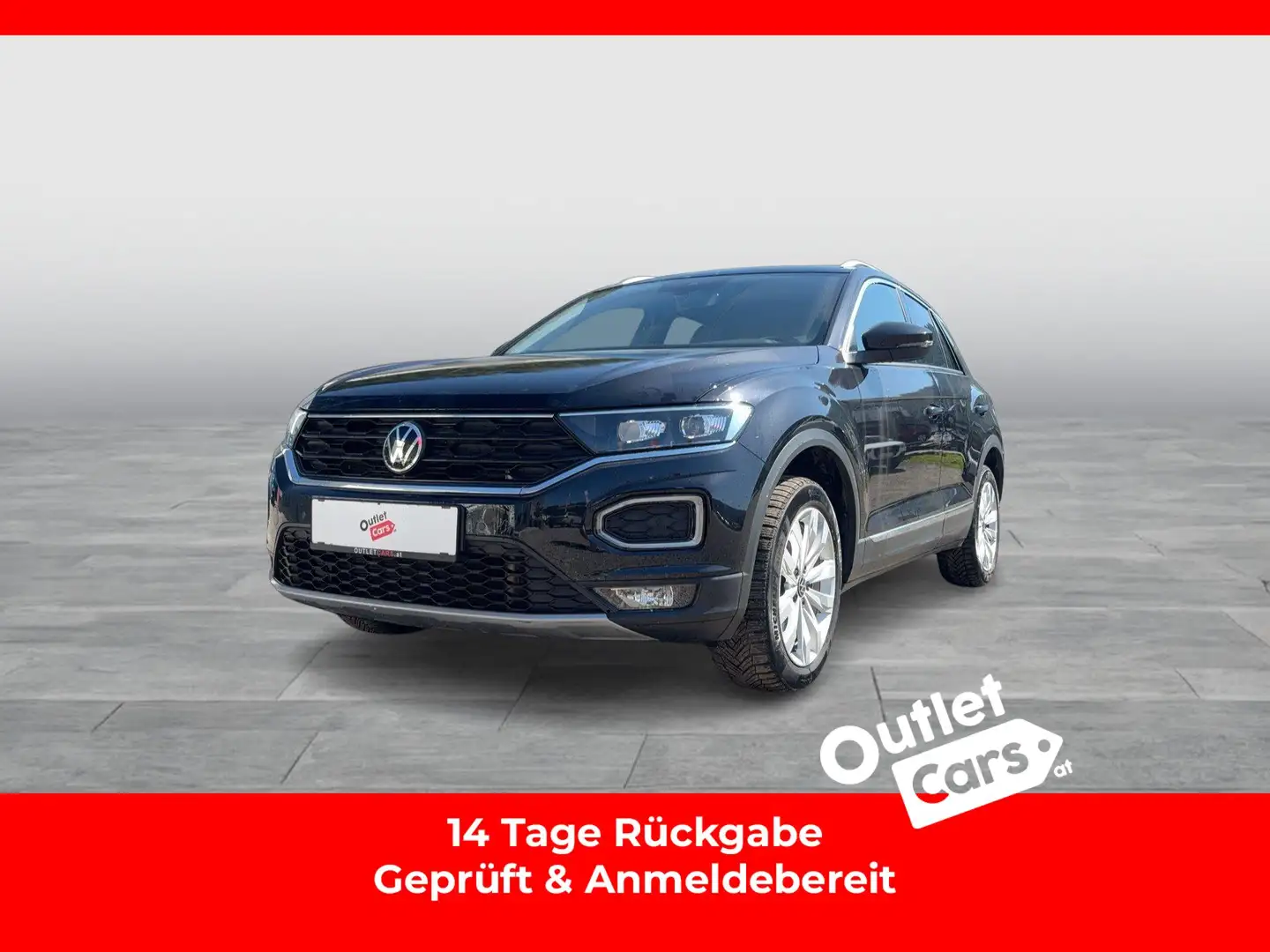 Volkswagen T-Roc 2.0 TDI 4Mot. Sport Aut. ASSIST+RADAR+LED Schwarz - 1