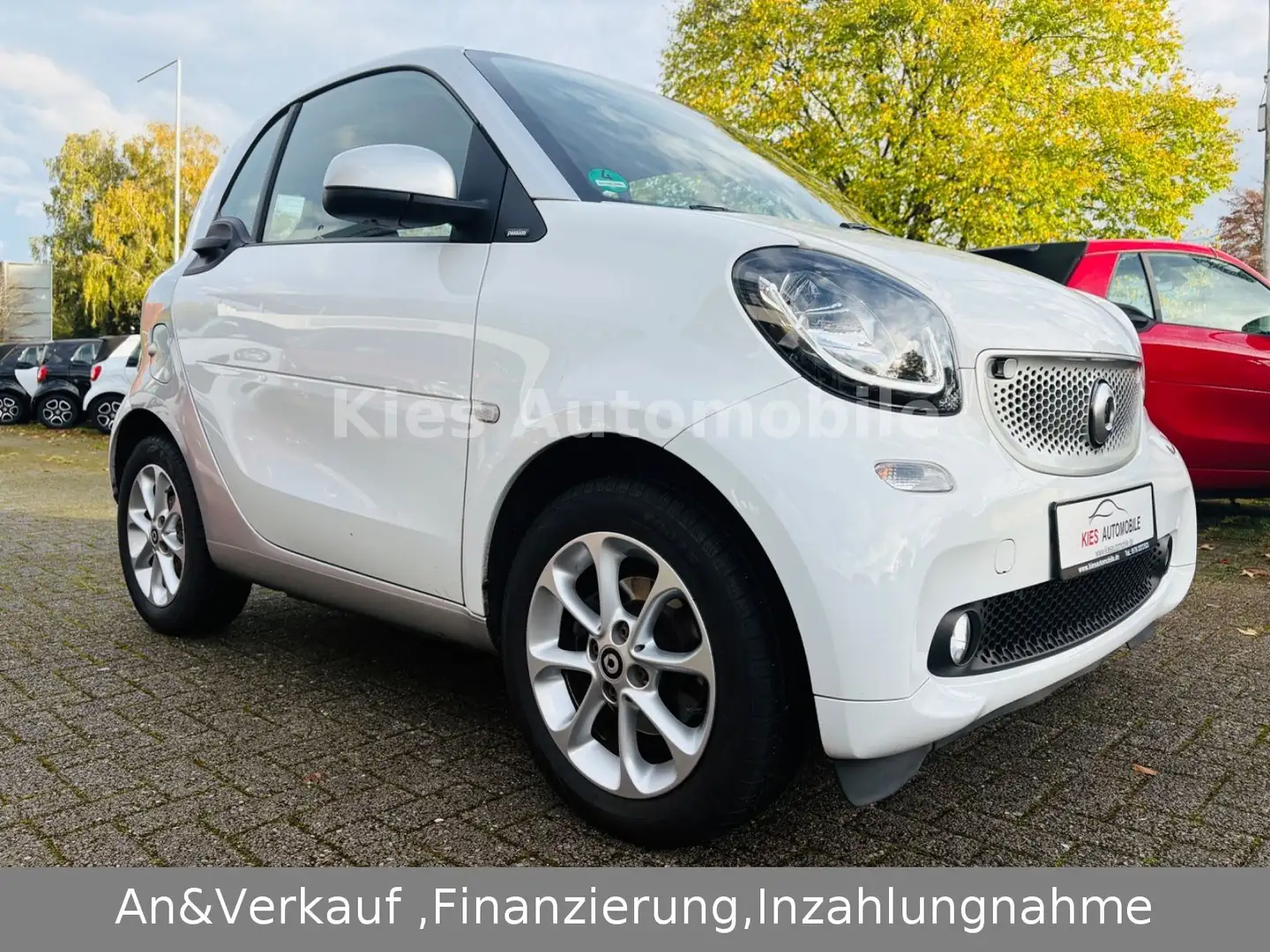 smart forTwo Passion AUTOM/SITZH/PANO/KLIMA/2HAND/TÜV Blanc - 2