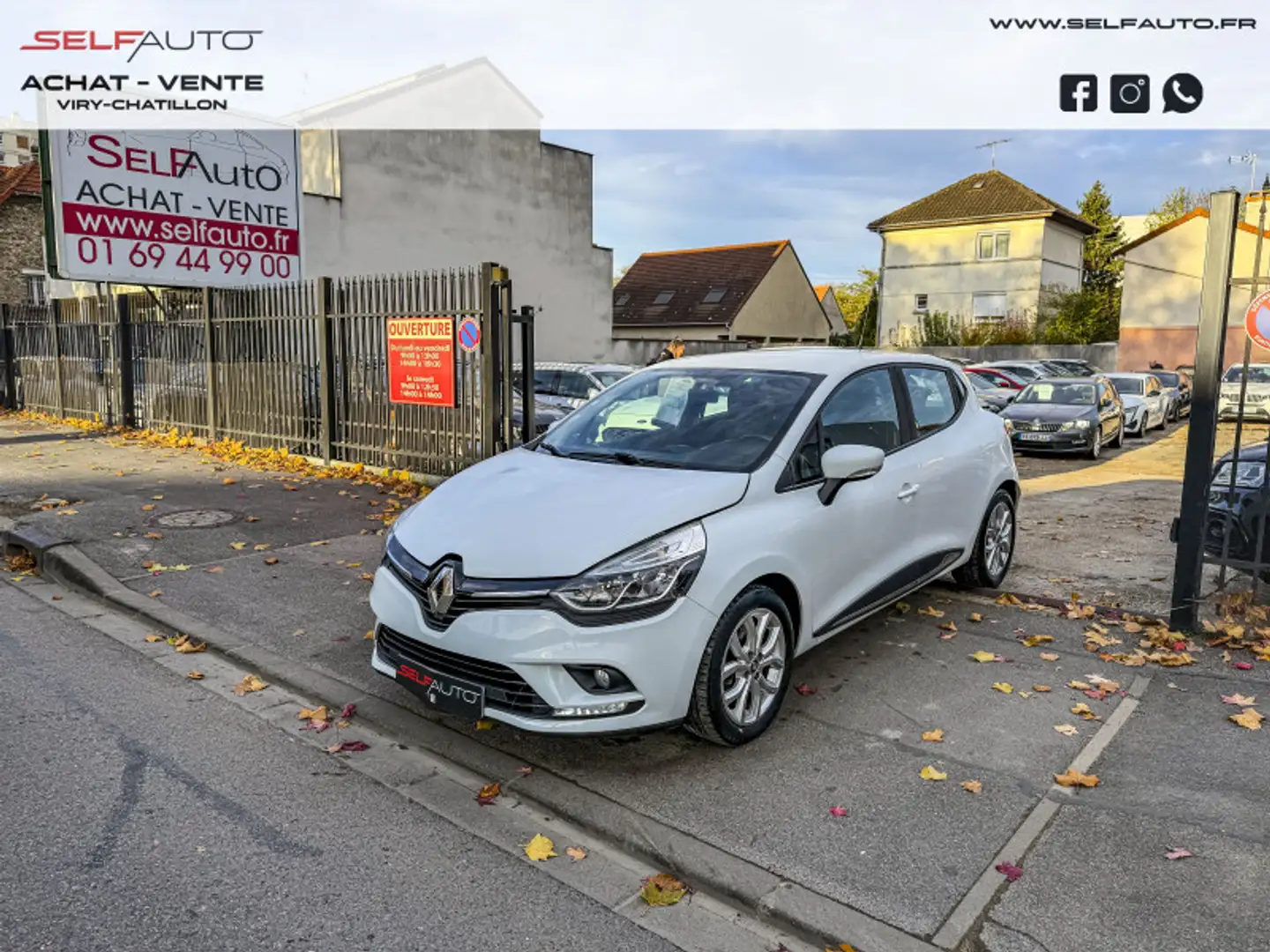 Renault Clio 1.5 DCI 90CH ENERGY BUSINESS EDC 5P Blanc - 1