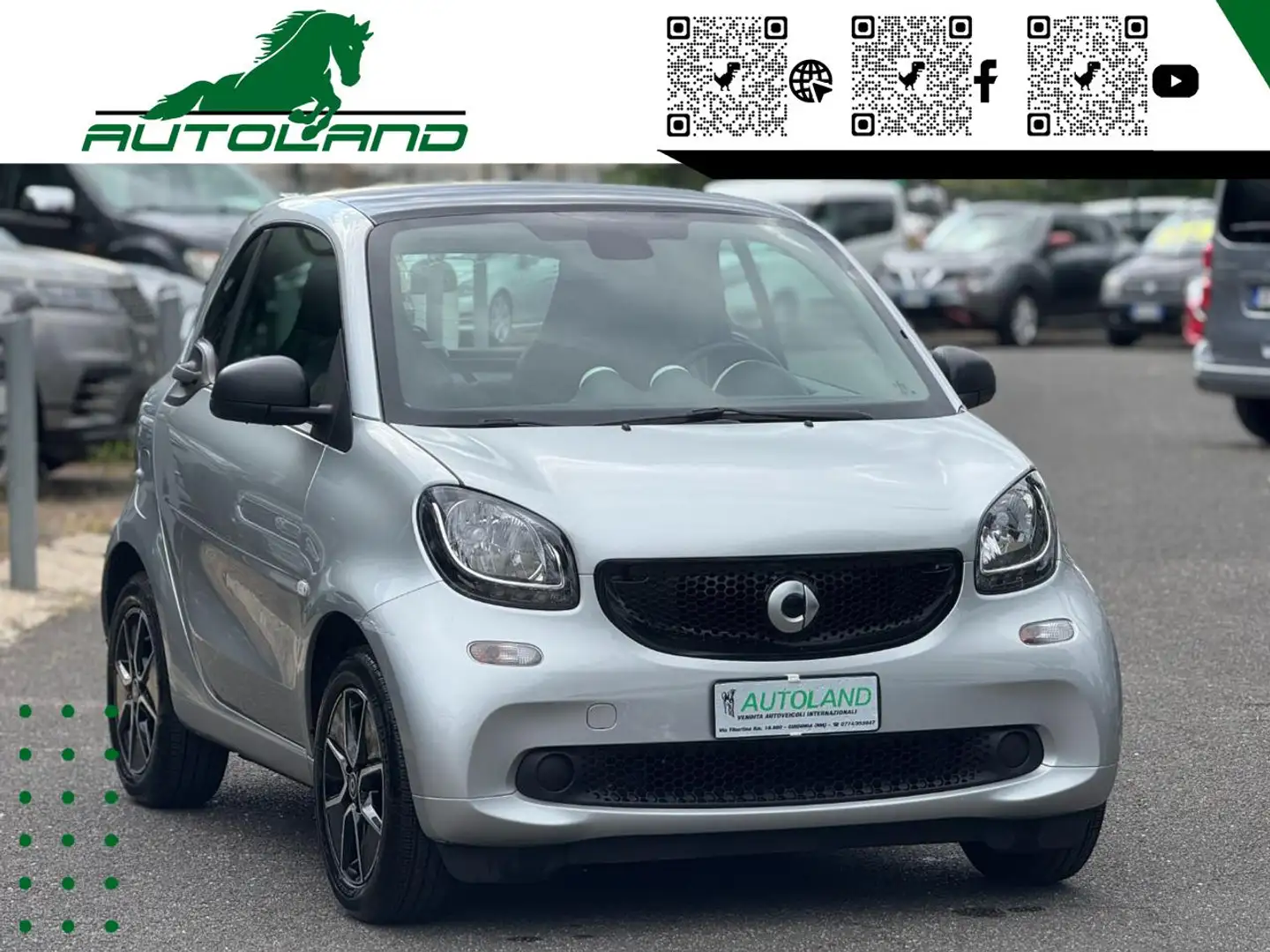 smart forTwo 1.0 twinamic Youngster Interni pelle sedili risc Argento - 2
