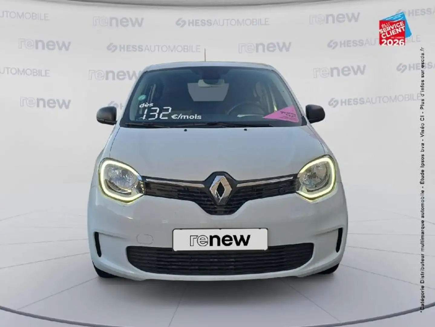 Renault Twingo E-Tech Electric Life R80 Achat Intégral - 21 Blanc - 2