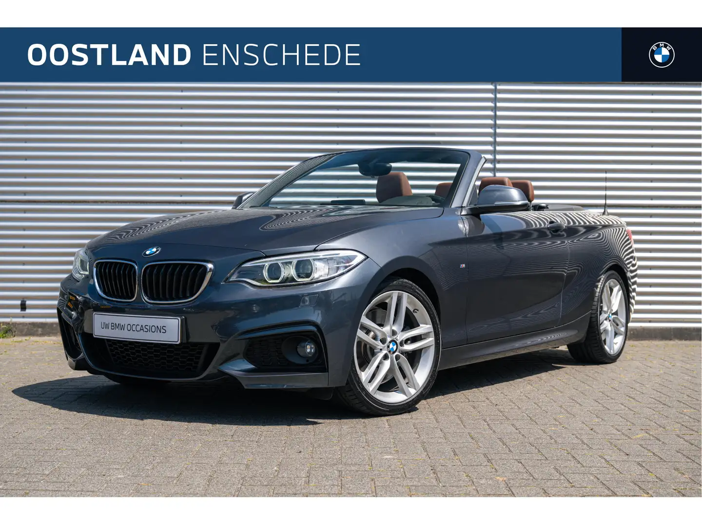 BMW 230 2 Serie Cabrio 230i High Executive M Sport Automaa Grijs - 1