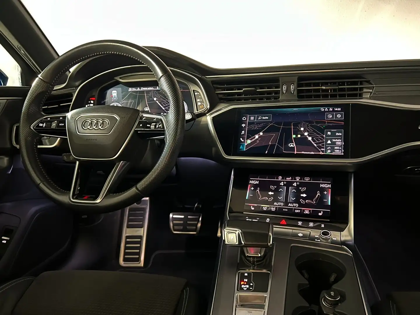 Audi A6 Avant 50 TDI Quattro S-LINE SPORT/NavarraBLAU Blauw - 2