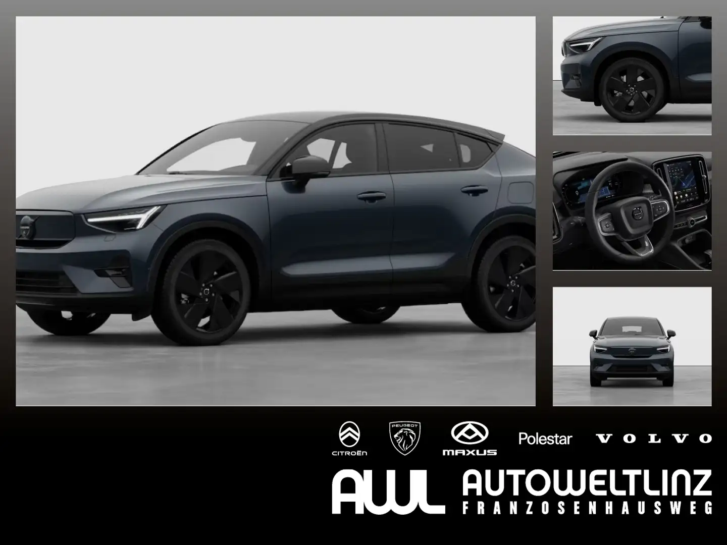 Volvo EC40 Single Mot. Ext. R. Ultra Black Blau - 1