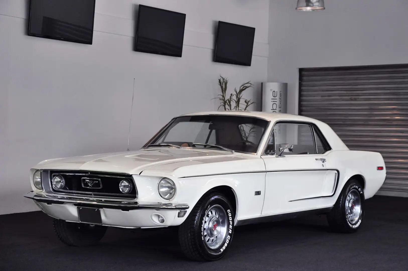 Ford Mustang GT 302 ! Echter J-Code (5.0 V8) ! Baujahr 1968 ! Biały - 1