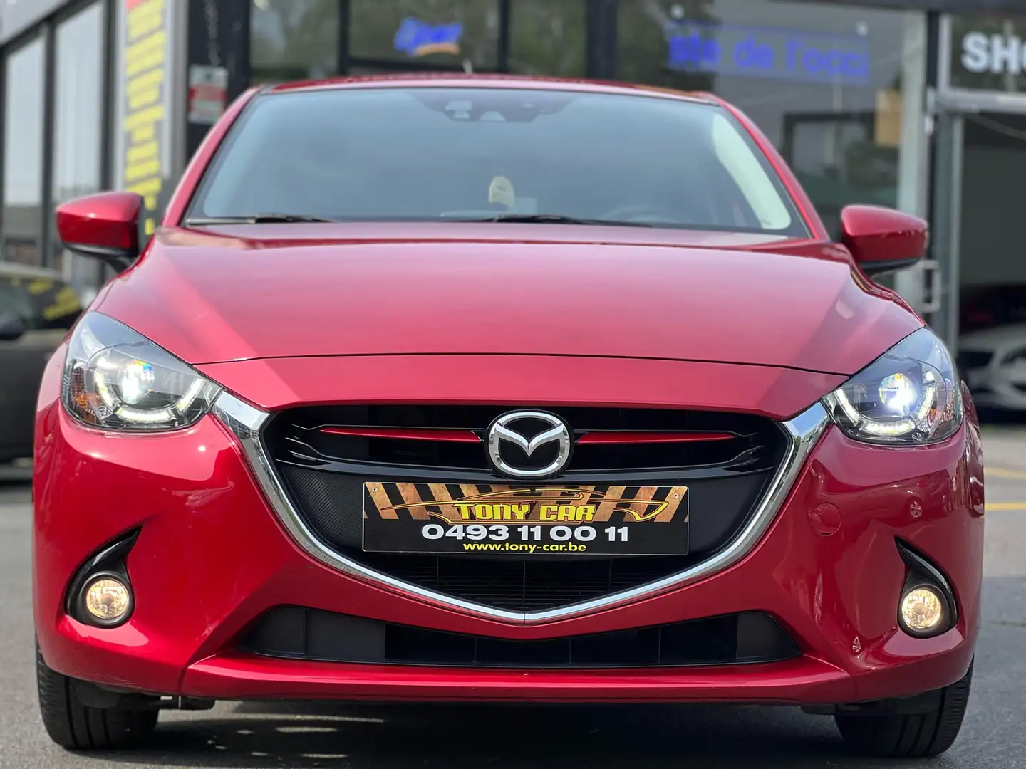 Mazda 2 1.5i*CLIMA*CUIR*LED*xénon*JANTES*BT*USB*garantie Rouge - 1