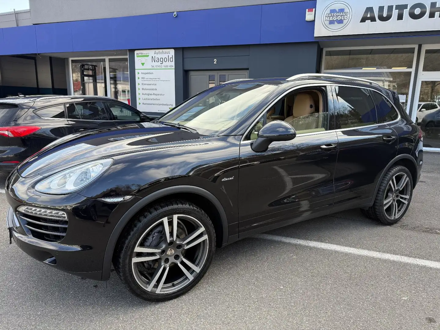 Porsche Cayenne Diesel Bi-Xen Bose AHK Leder Navi Zwart - 1