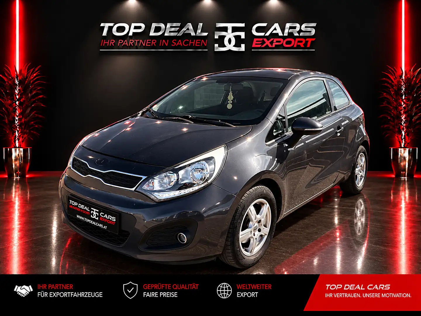 Kia Rio 1,4 CRDi ISG Motion **NEUES PICKERL 10/2027** Grau - 1