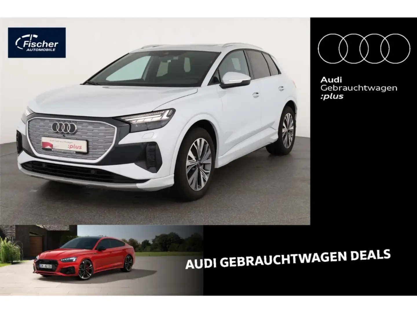 Audi Q4 e-tron 50 quattro LP: 72.748,- /Pano/Matrix LED/Ambiente- Weiß - 1