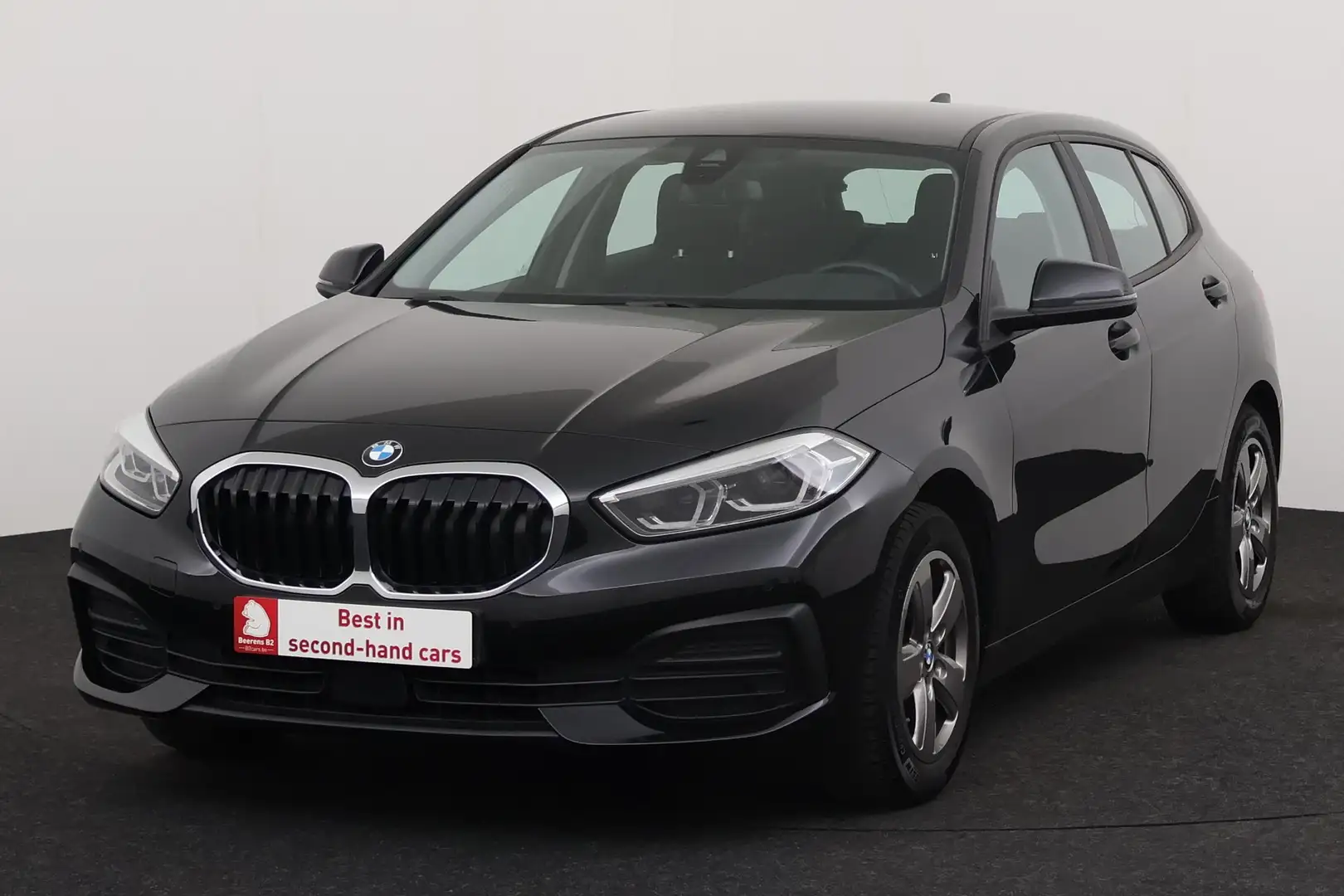 BMW 116 D + GPS + PDC + CARPLAY + ALU 16 Zwart - 1
