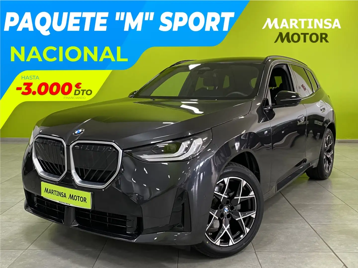 BMW X3 xDrive 20dA M Sport Gris - 1