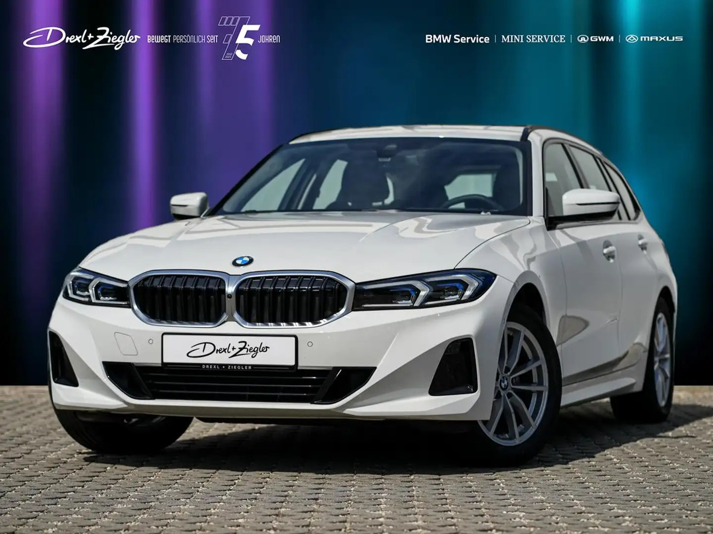 BMW 320 d xDrive Touring HeadUp LiveCoProf KoZg 360° Wit - 1