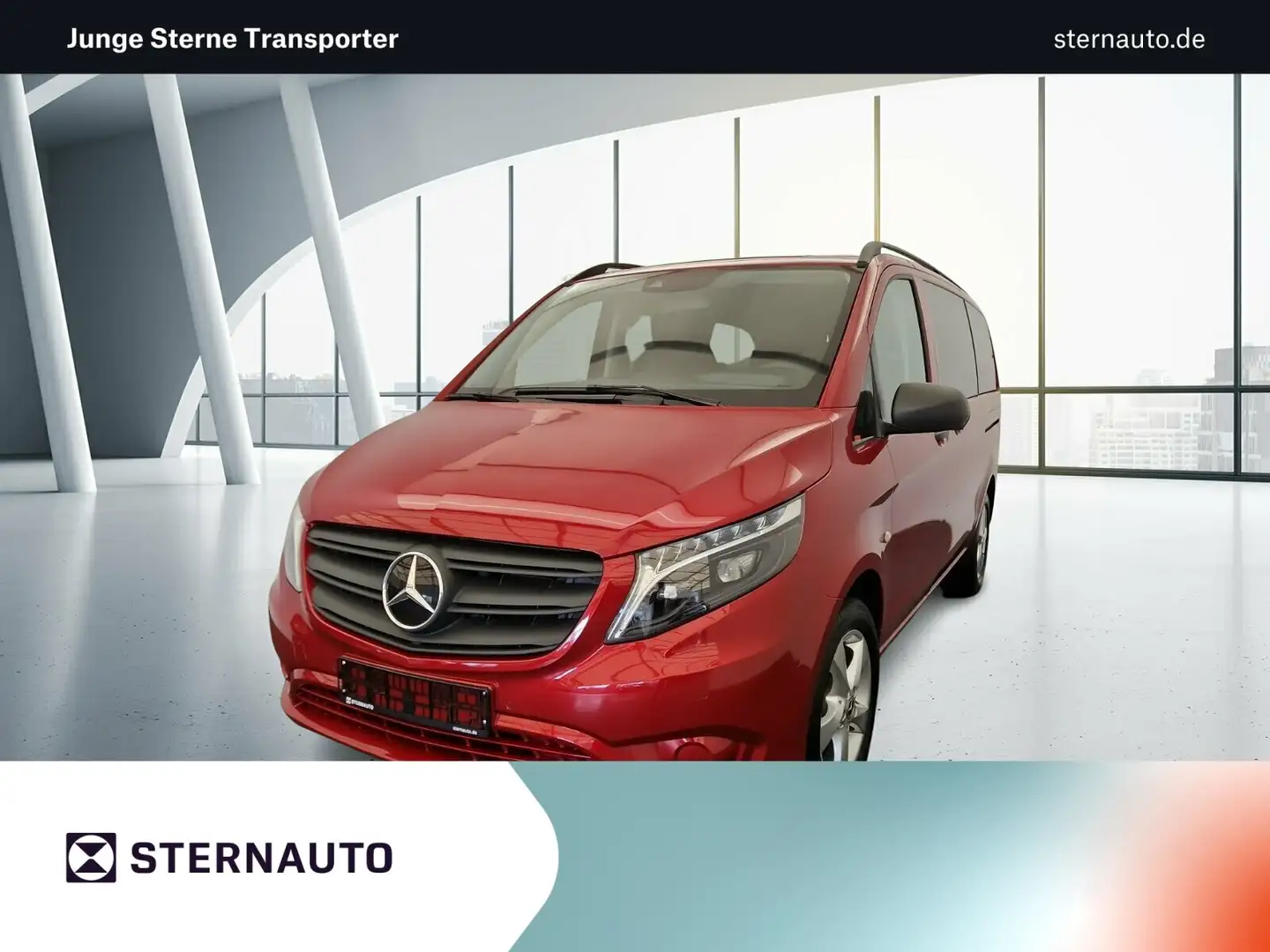 Mercedes-Benz Vito Vito 116 4x4 Ed.Tourer P/L Autom. Navi LED AHK Rot - 1
