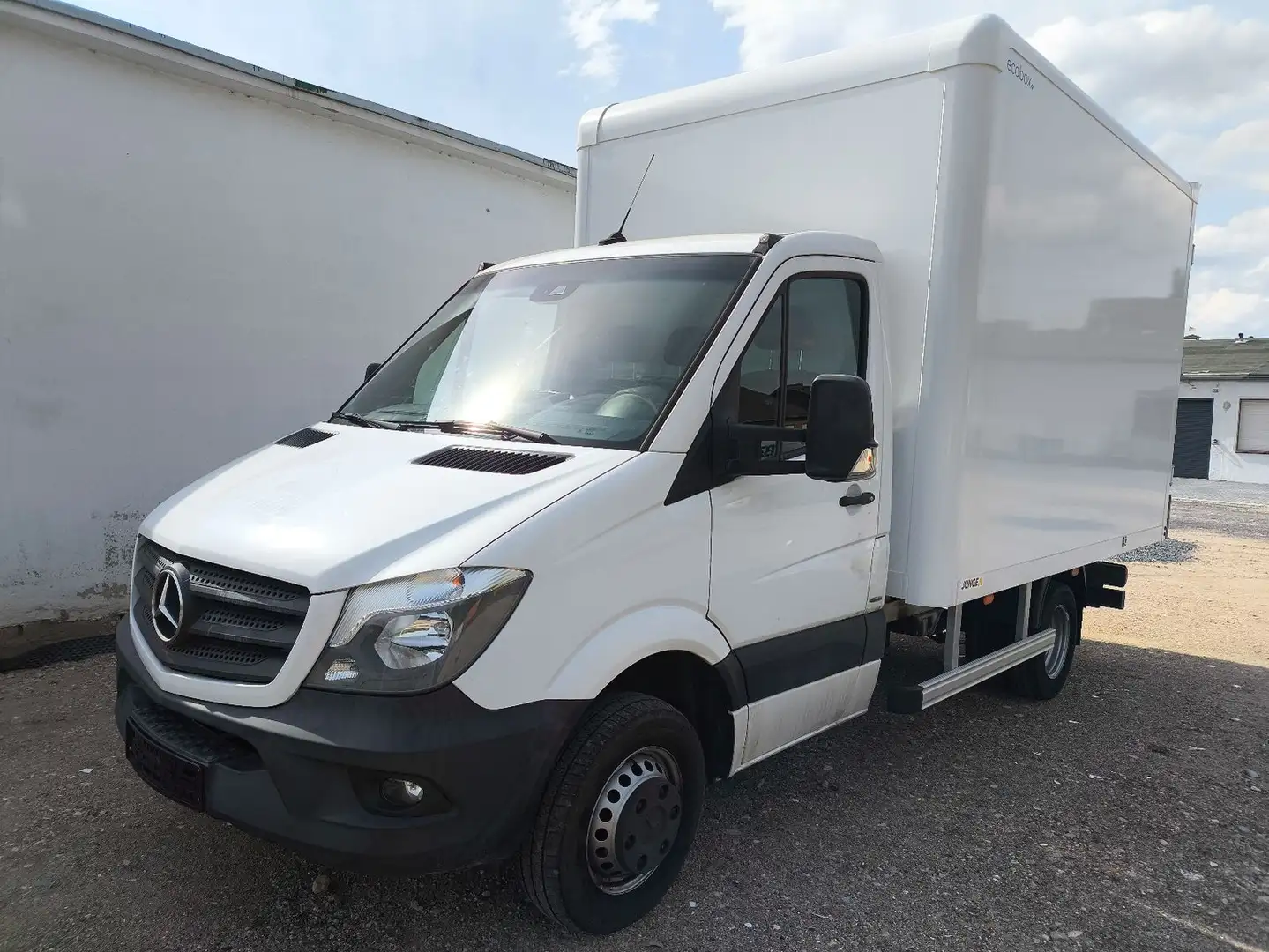 Mercedes-Benz Sprinter 514 KOFFER,1 HAND,L=3,55m,B=2,23,H=2,25 Blanco - 1