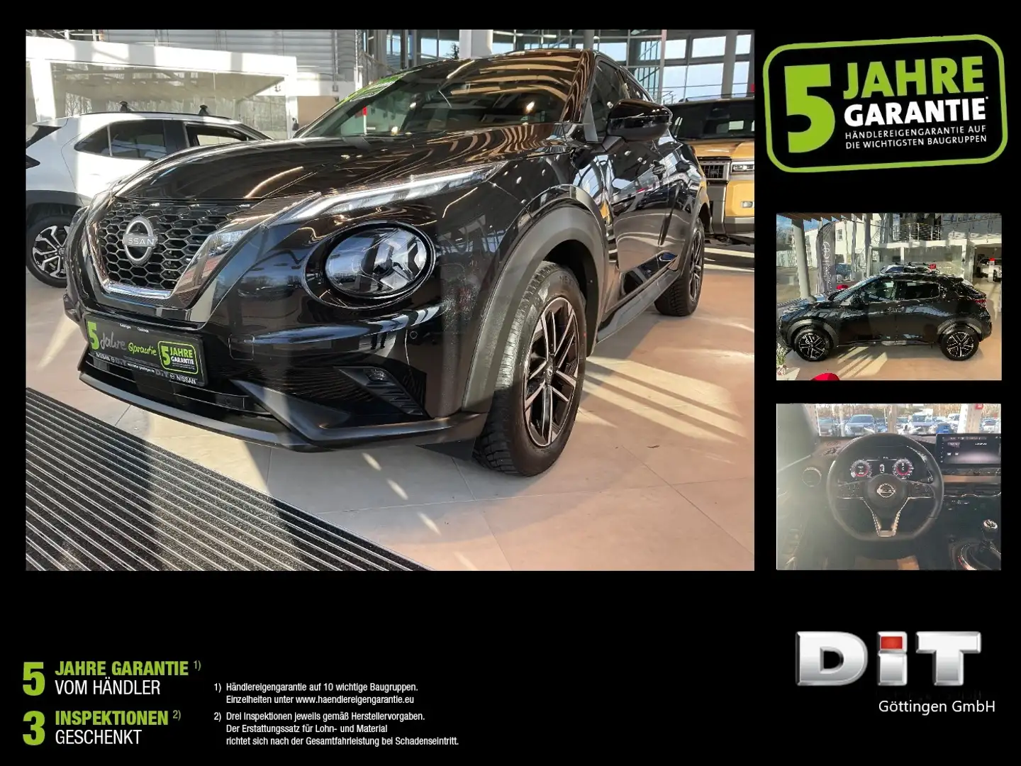 Nissan Juke 1.0 DIG-T N-Connecta LED+Fernlichtass.+Kam. Schwarz - 1
