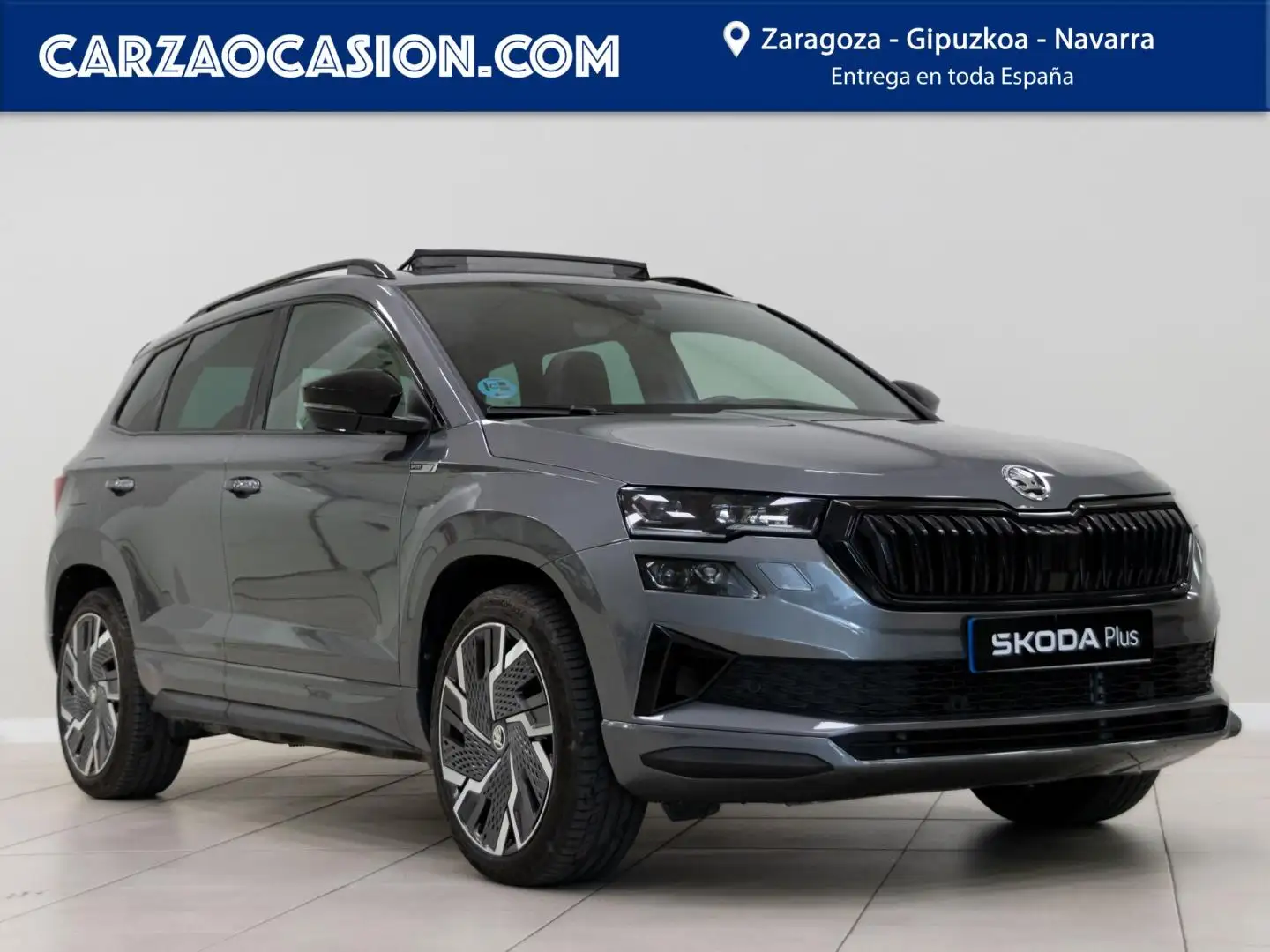 Skoda Karoq 2.0 TSI Sportline ACT 4x4 DSG 140KW Gris - 1