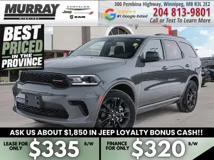 Gray 2026 Dodge Durango SUV / Crossover All-Wheel Drive 8-Speed Automatic