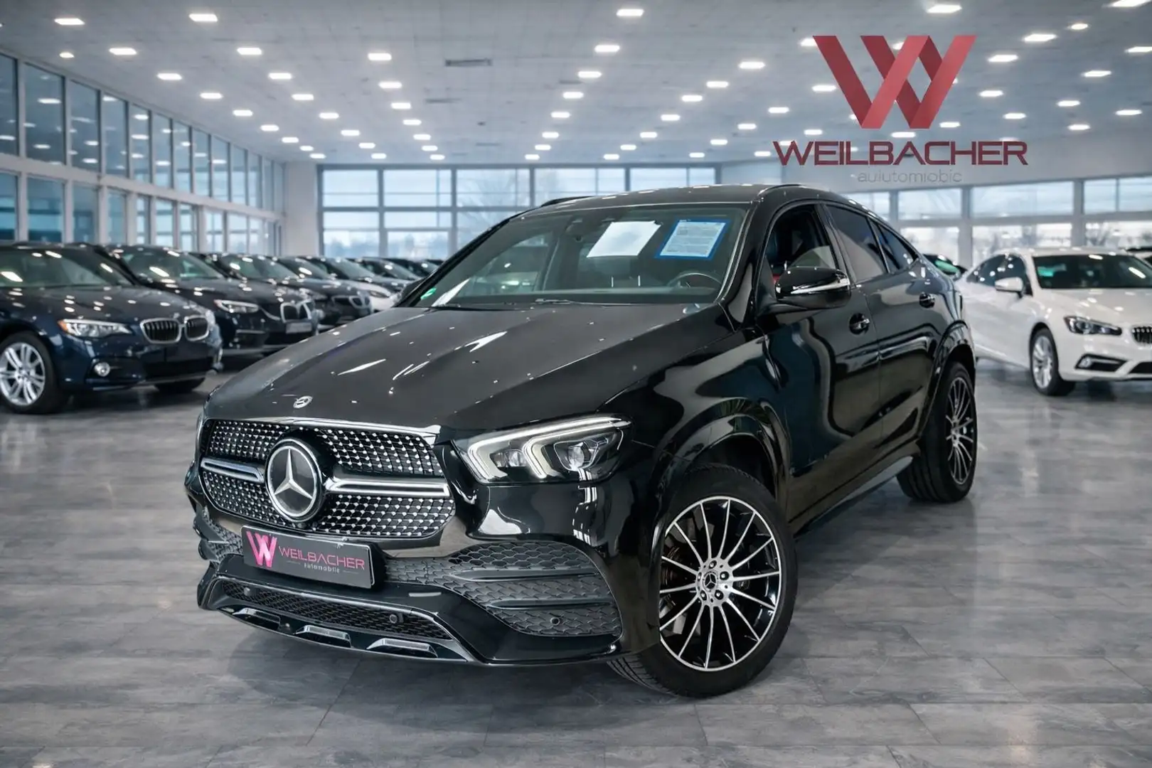 Mercedes-Benz GLE 350 d 4Matic Coupe AMG Line *Pano*Burmester* Noir - 1