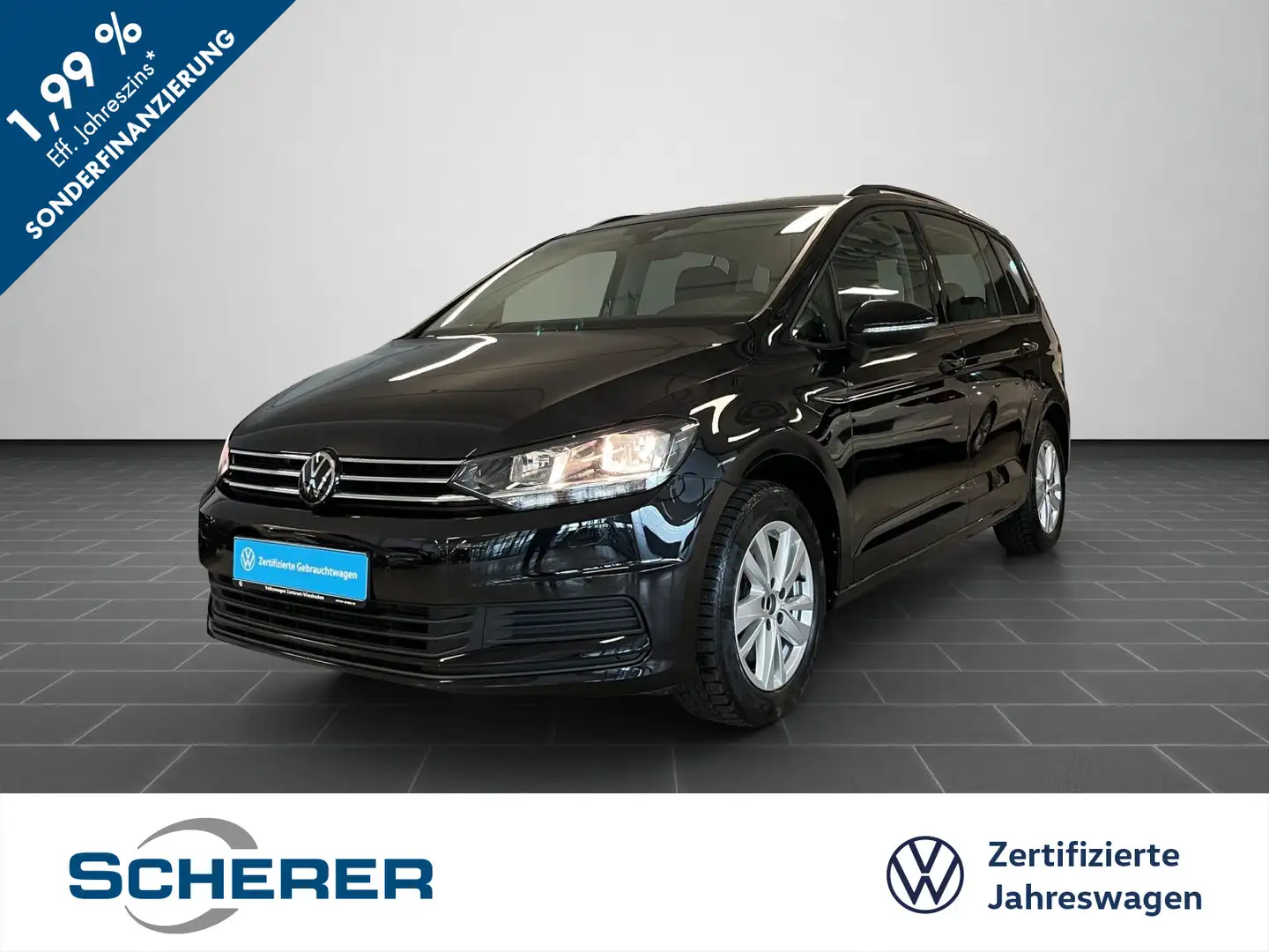 Volkswagen Touran 1.5 TSI Comfortline, 7-Sitzer, Navi, Sitz Schwarz - 1