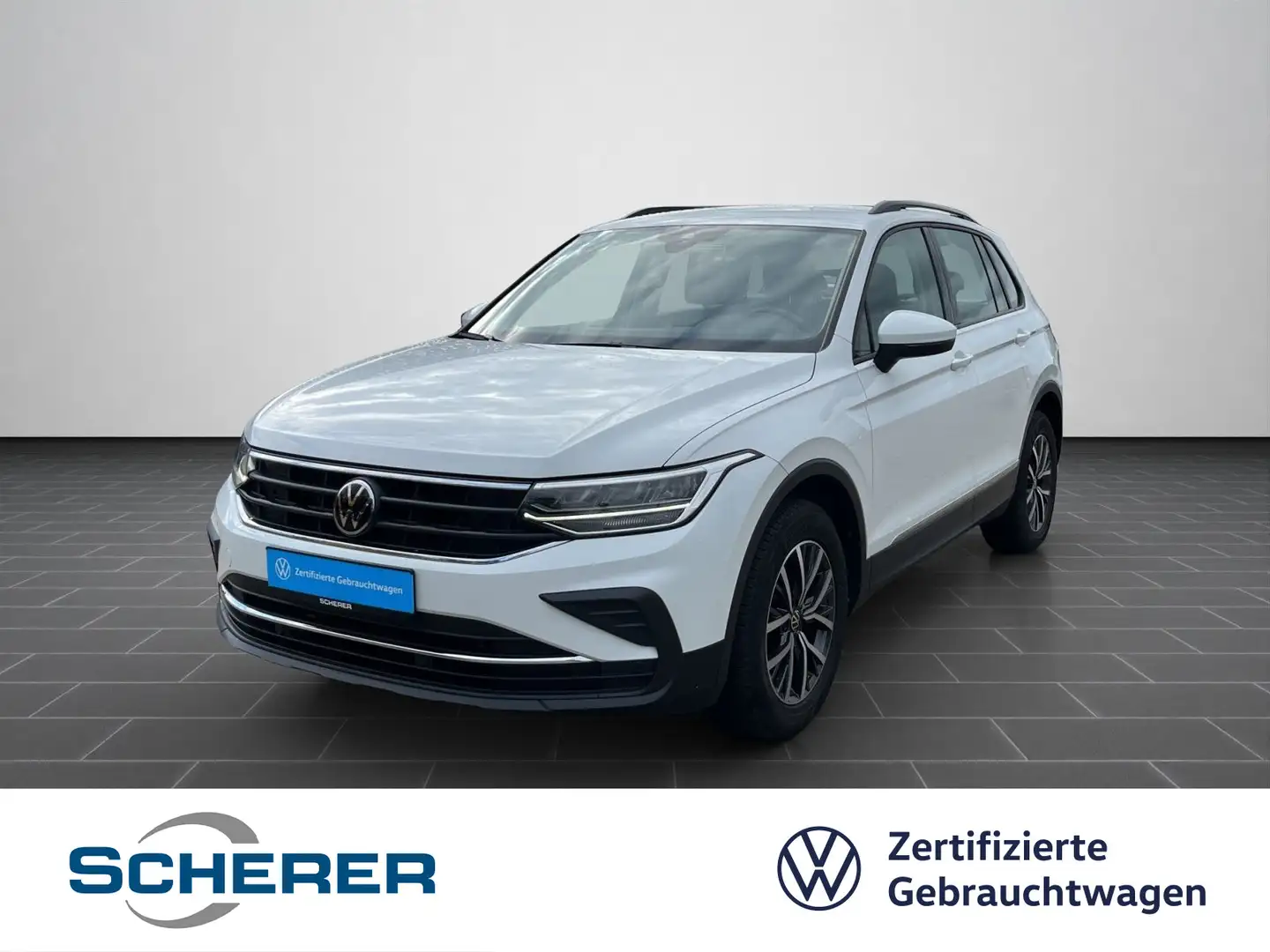 Volkswagen Tiguan Life 2.0 TDI DSG AHK KAMERA NAVI ACC Weiß - 1