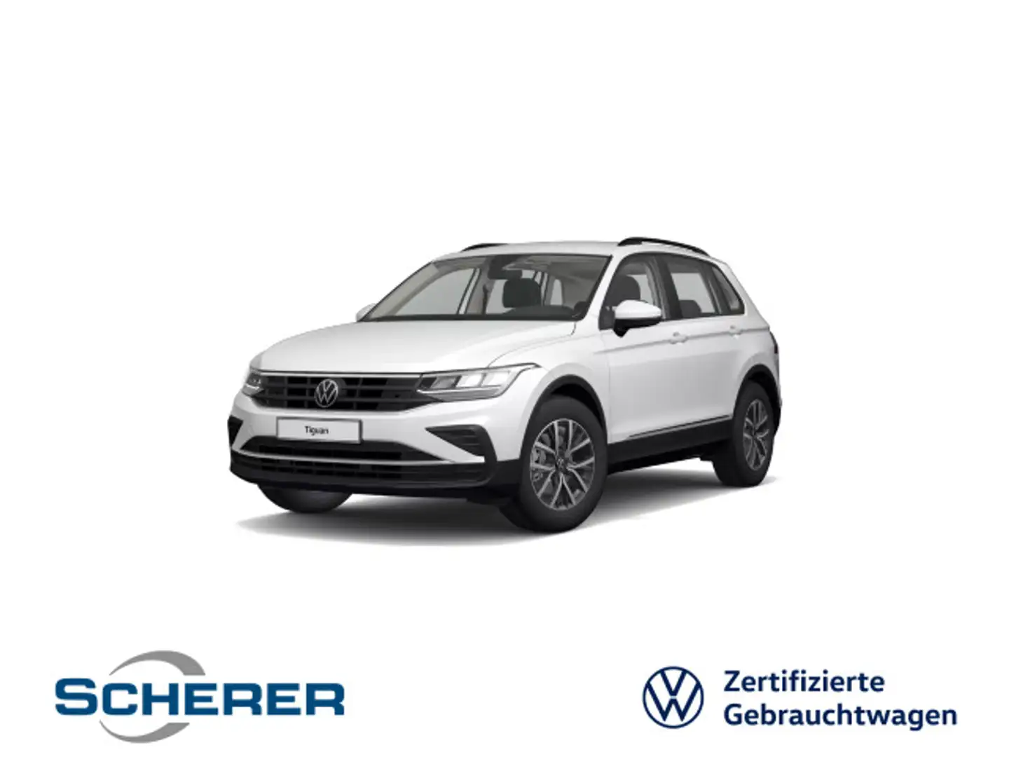 Volkswagen Tiguan Life 2.0 TDI DSG AHK KAMERA NAVI ACC Weiß - 1