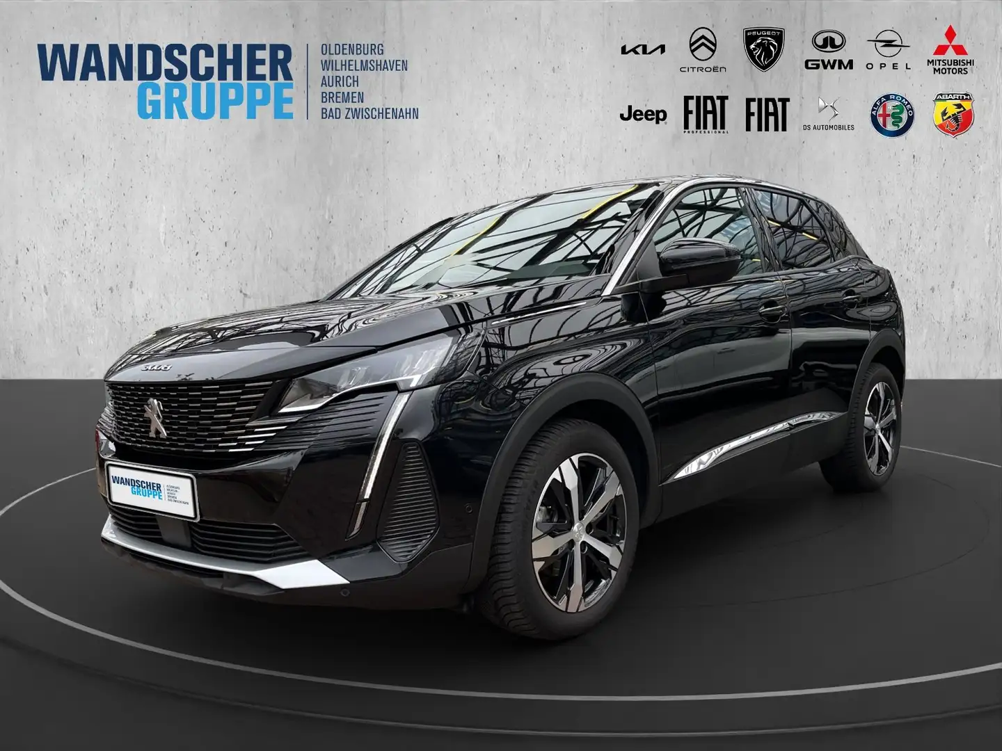 Peugeot 3008 Allure Pack PT 130 Navi+SHZ+RFK+Carplay+LM Schwarz - 1