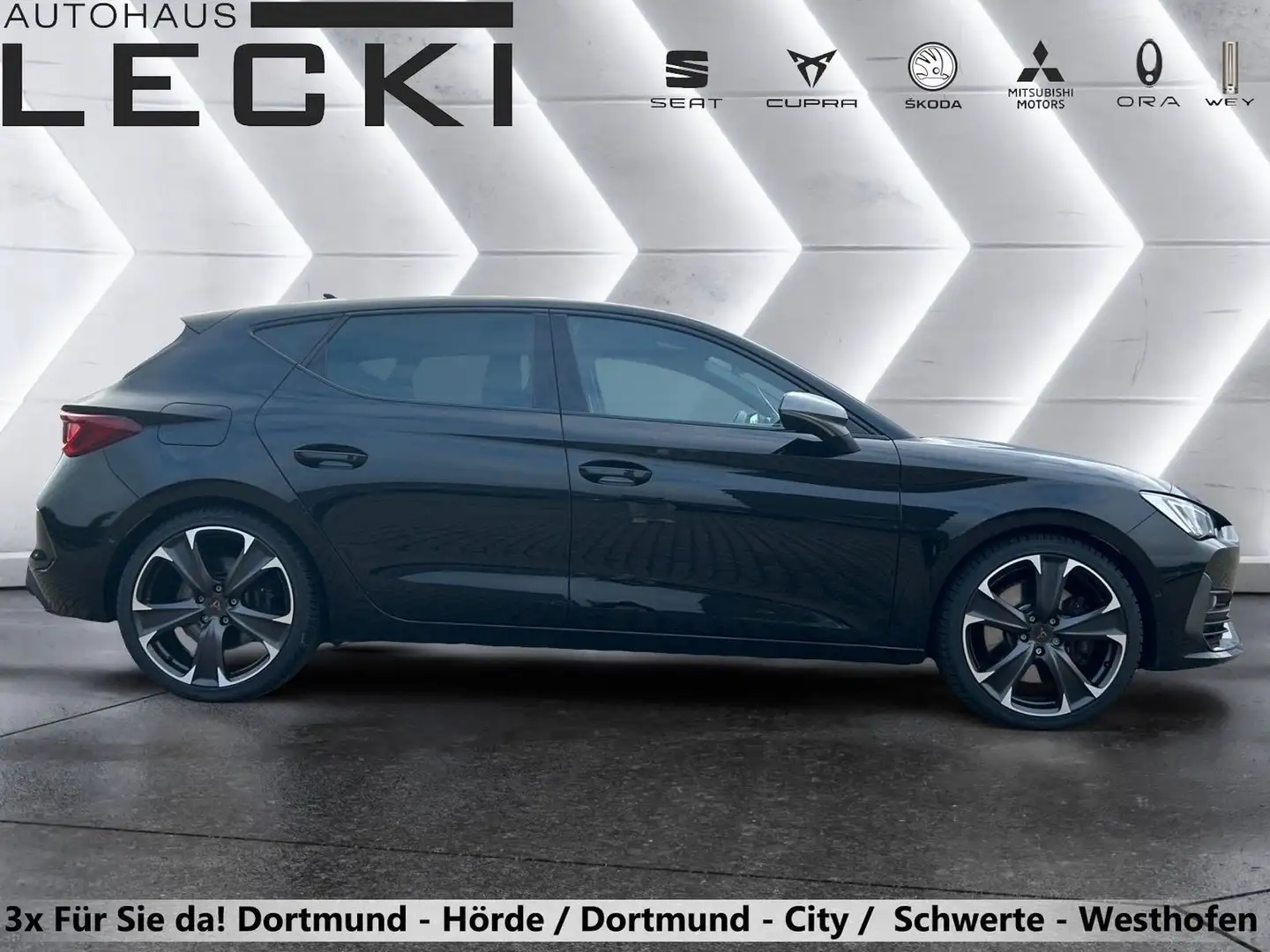 CUPRA Leon VZ 2.0TSI DSG *NAVI+*ACC*KEYLESS*VIRTUAL*KAMERA* Schwarz - 2