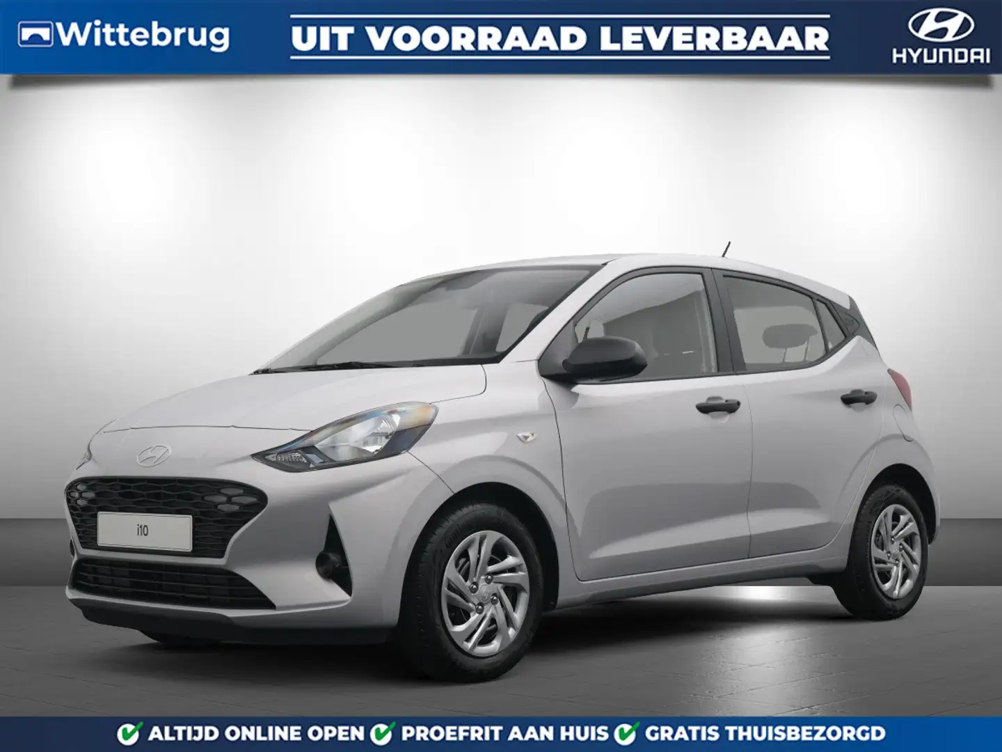 Hyundai i10 1.0 Comfort Met Navigatie, Airconditioning en Crui Zilver - 1