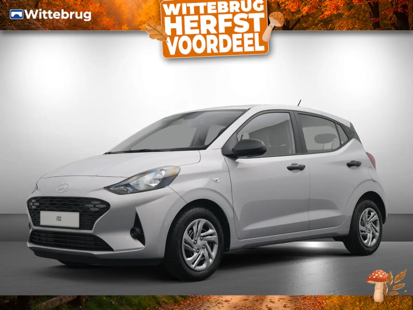 Hyundai i10 1.0 Comfort Met Navigatie, Airconditioning en Crui Zilver - 1