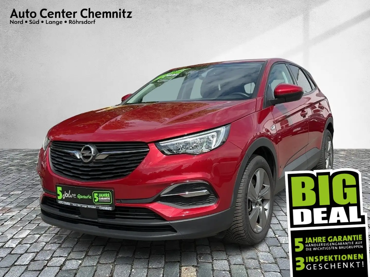 Opel Grandland AT8 Hybrid Edition LED/Navi/Ergo/Kamera Rojo - 1