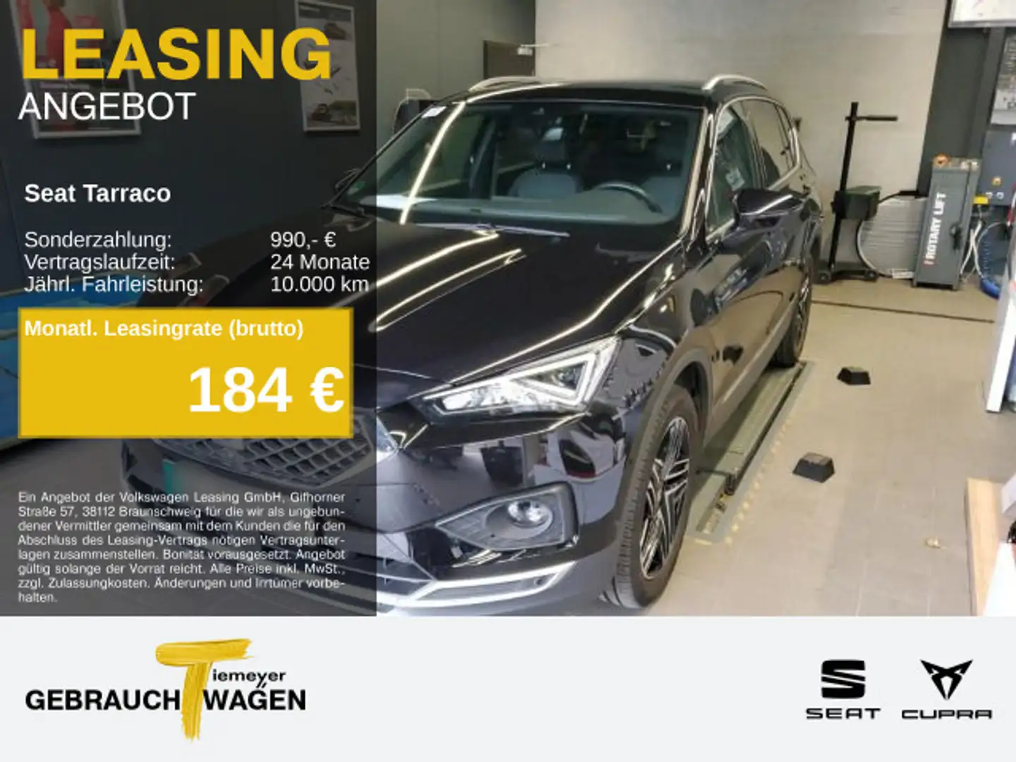 SEAT Tarraco 2.0 TSI DSG 4D XCELLENCE 7SITZE PANO AHK Schwarz - 1