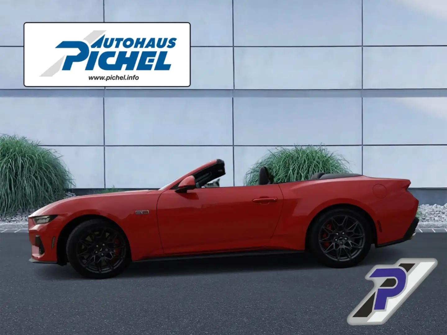 Ford Mustang 5.0 V8 GT Convertible MagneRide+LED+NAVI+ACC+B&OSO Rot - 2