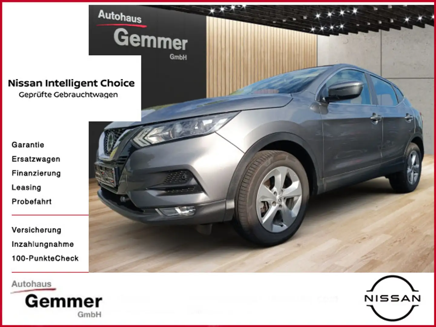 Nissan Qashqai QASHQAI 1,3 DIG-T 160PS DCT 4x2 Acenta Grijs - 1