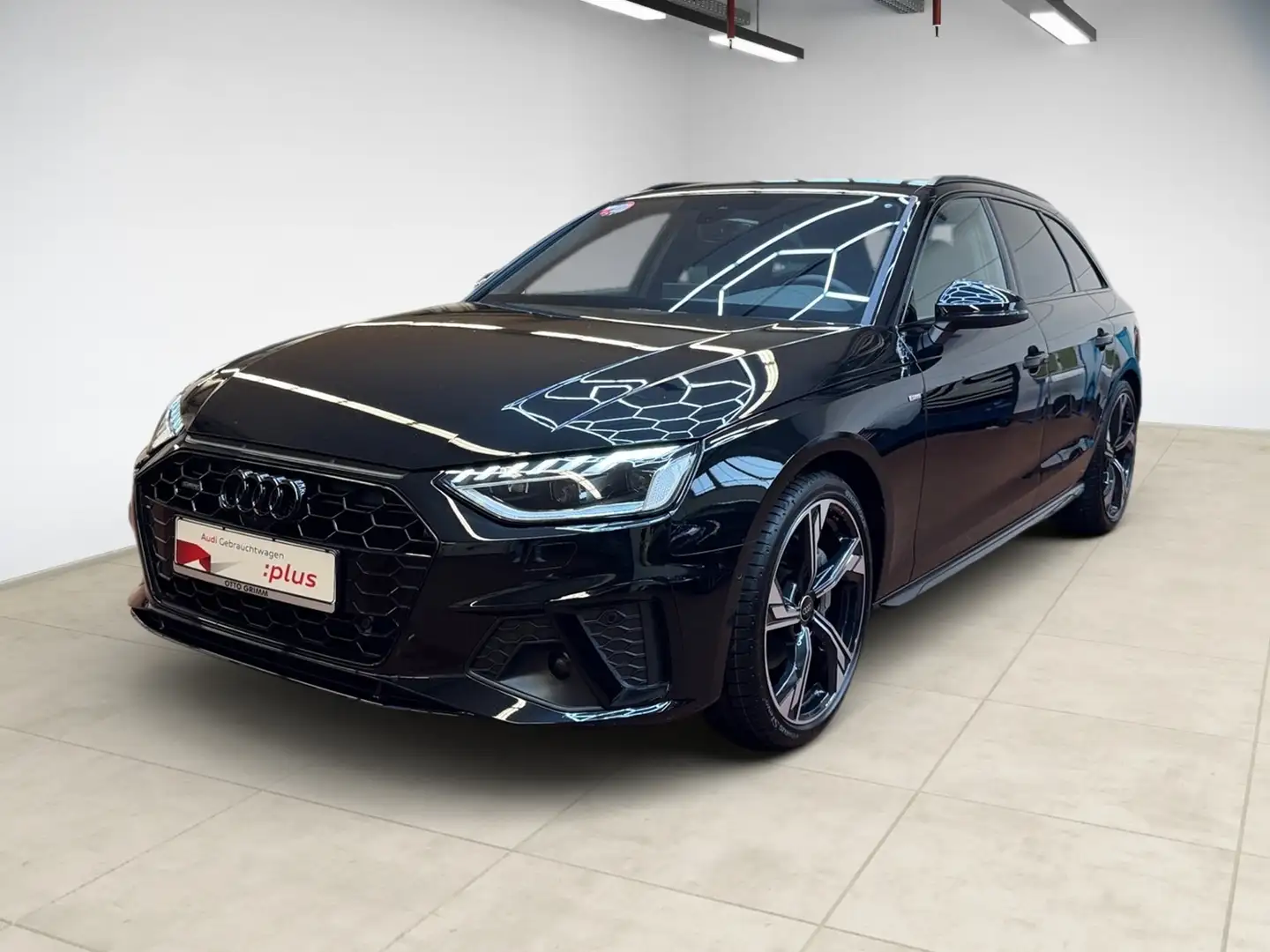 Audi A4 Avant 40 TDI quattro S line LEDER Negro - 2