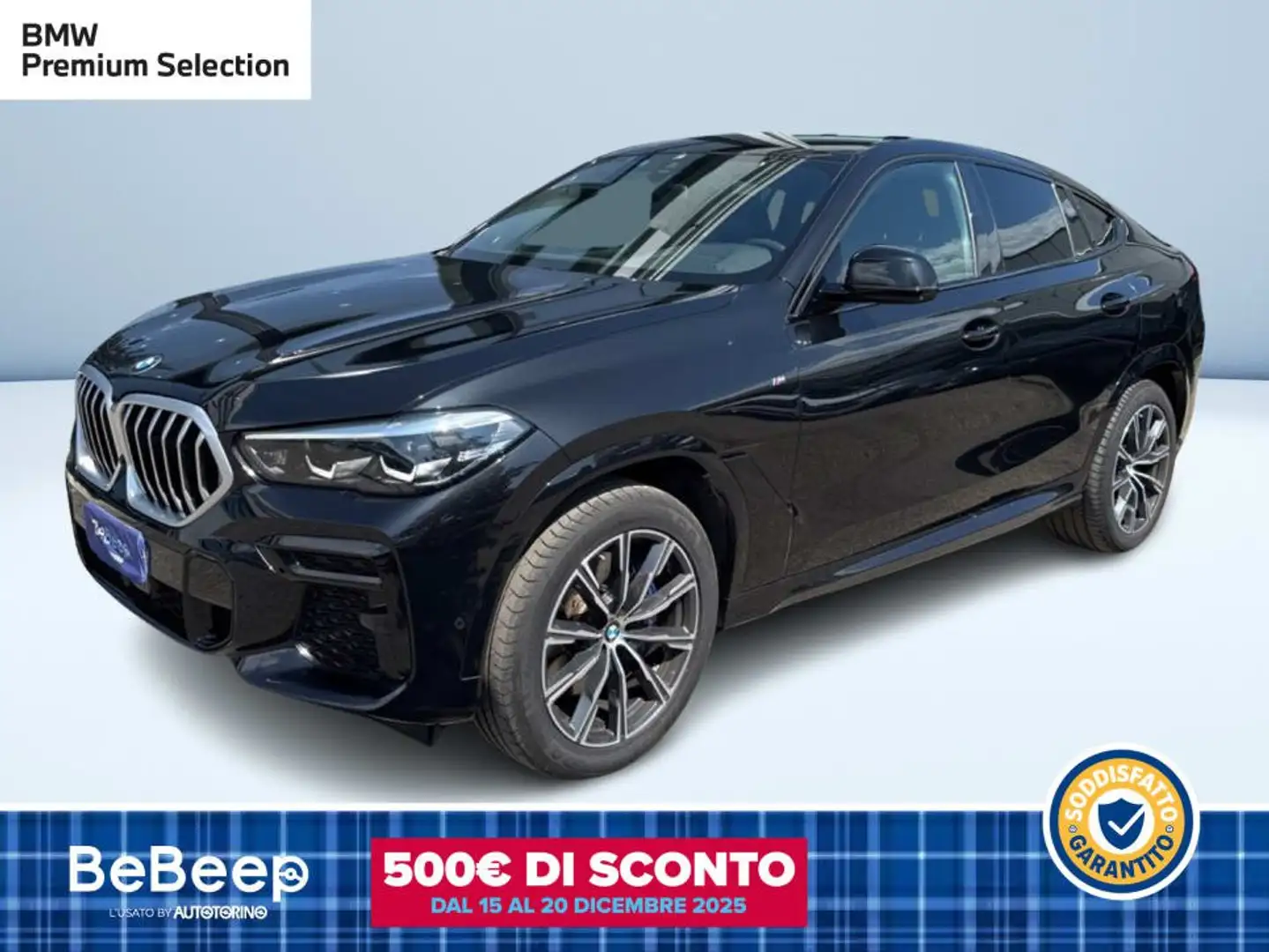 BMW X6 XDRIVE30D MHEV 48V MSPORT AUTO Schwarz - 1