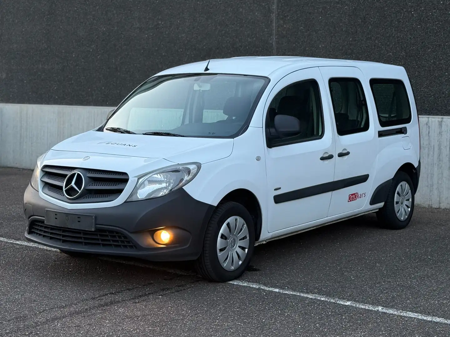 Mercedes-Benz Citan Citan 109 CDI Mixto BlueEFFICIENCY extralang Blanc - 2
