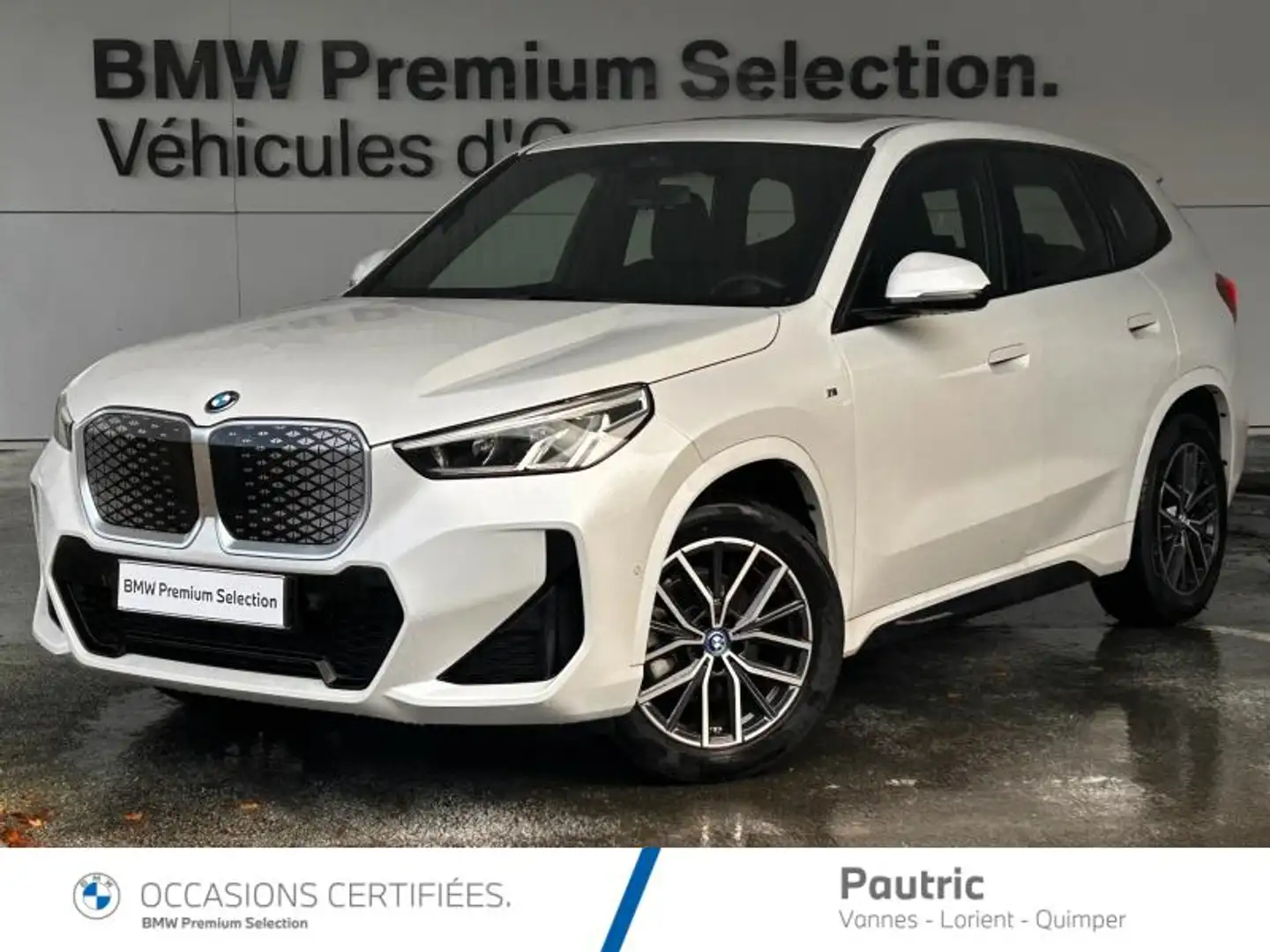 BMW X1 ieDrive20 204ch M Sport Blanc - 1