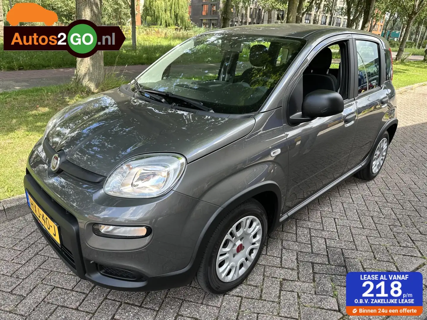 Fiat Panda 1.0 Hybrid I Airco I Blue tooth I rijklaar I Grijs - 1