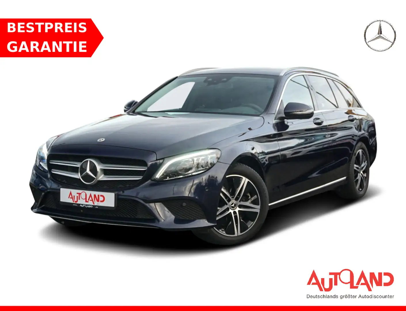 Mercedes-Benz C 300 C300 T-Modell Avantgarde 9G-Tronic AHK Head-Up Blau - 1