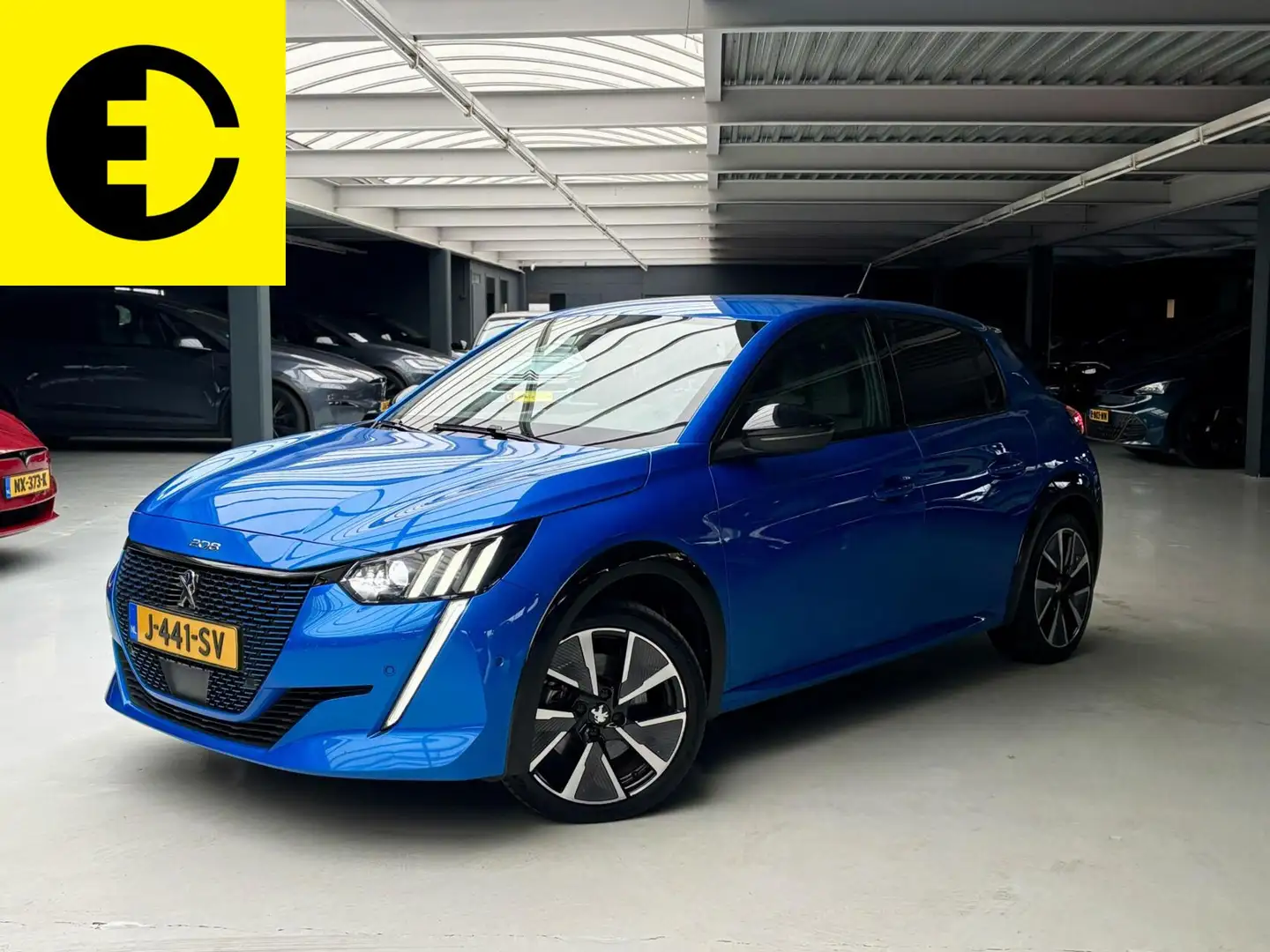 Peugeot e-208 EV GT 350 50 kWh | Stoelverwarming | Cruise | Came Blauw - 1