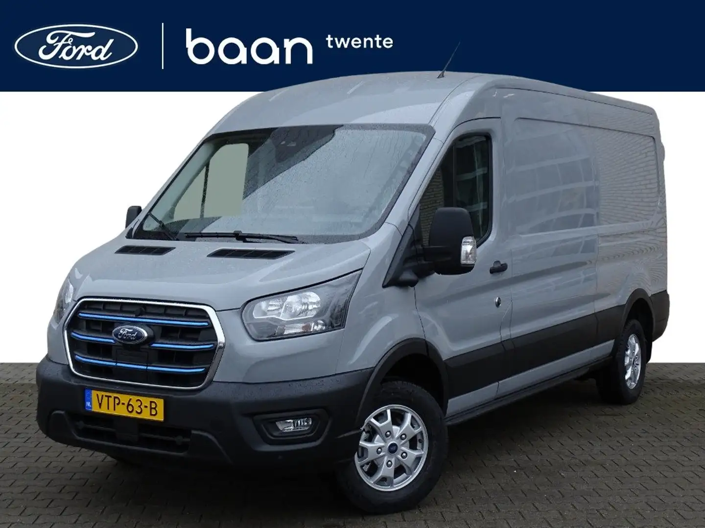 Ford E-Transit 350 L3H2 68 kWh - 184pk | blis | adaptieve cruise Gris - 1