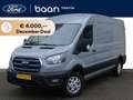 Ford E-Transit 350 L3H2 68 kWh - 184pk | blis | adaptieve cruise Grijs - thumbnail 1