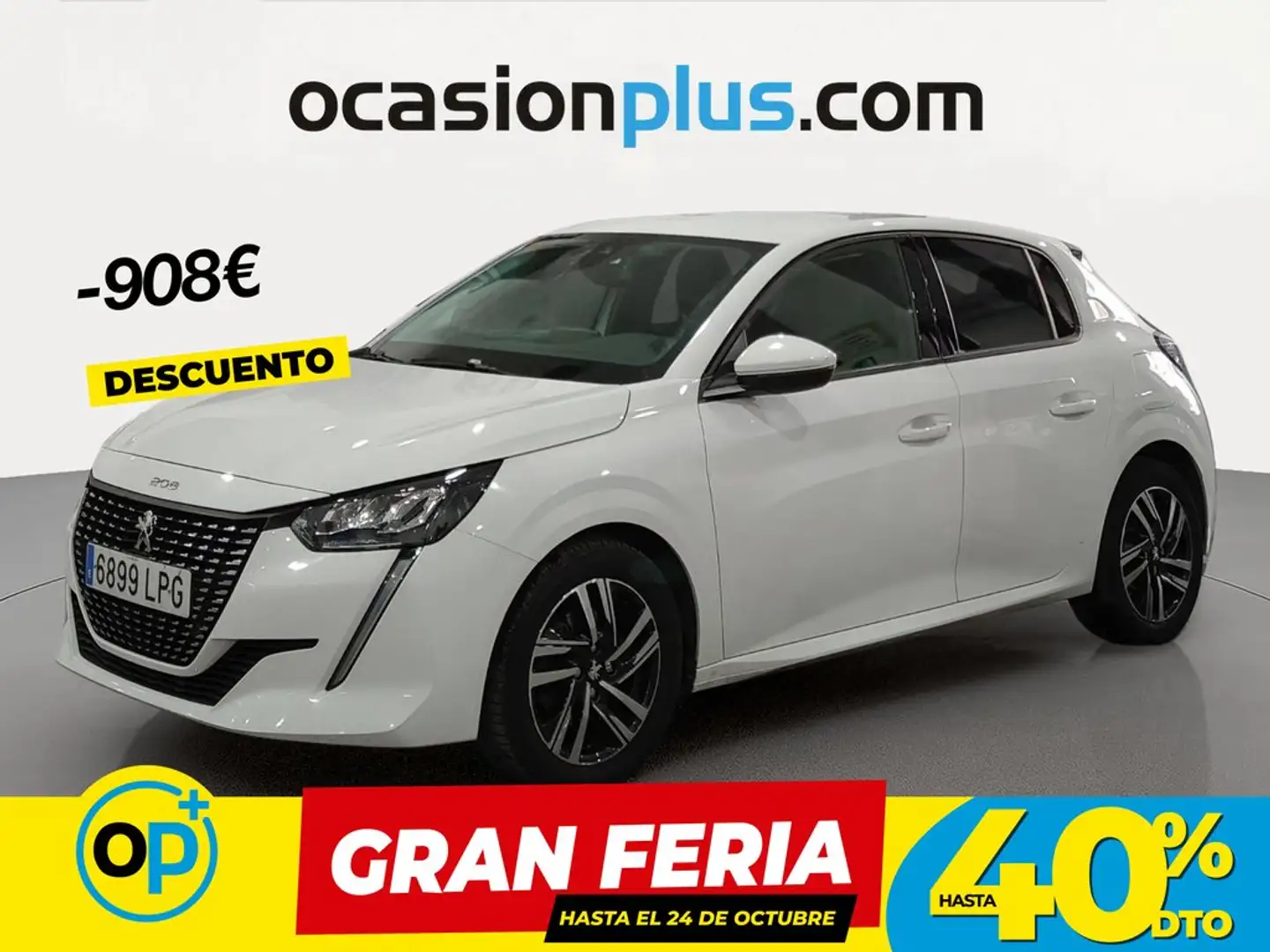 Peugeot 208 1.2 Puretech S&S Allure Pack 100 Blanco - 1