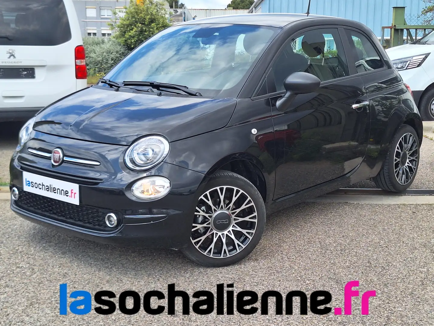 Fiat 500 1.0 70 ch Hybride BSG S/S Noir - 1