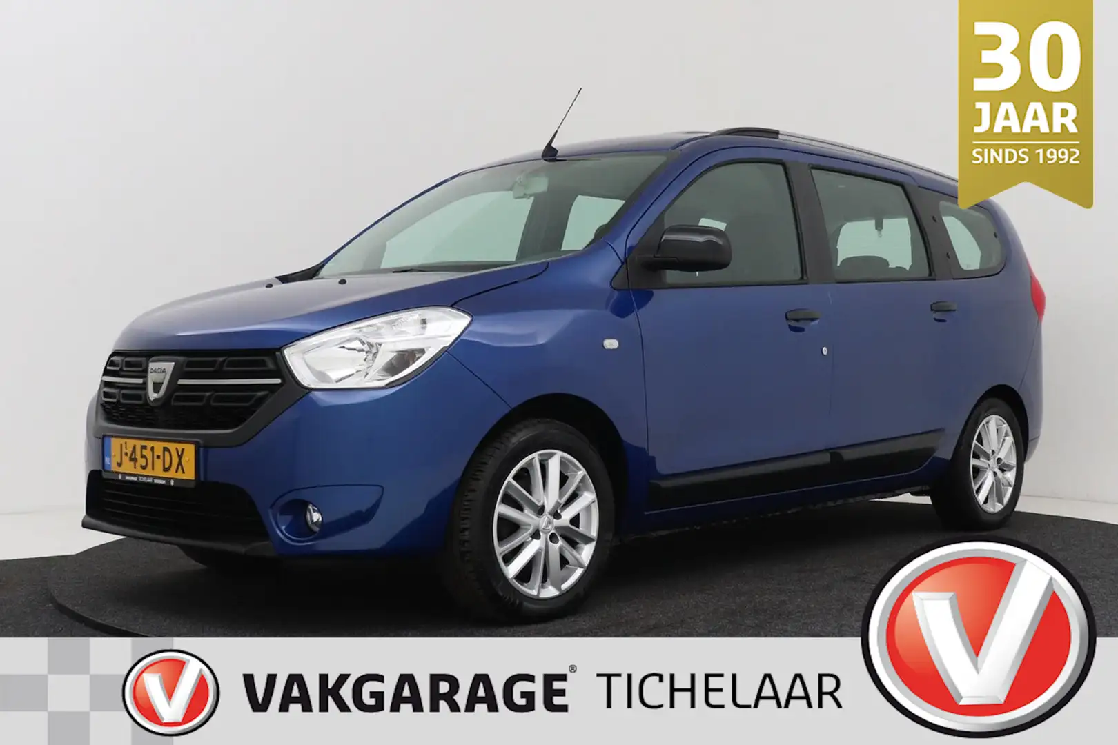 Dacia Lodgy 1.3 TCe Comfort 7p. | Trekhaak | Dealer Ond. | Cam Blauw - 1